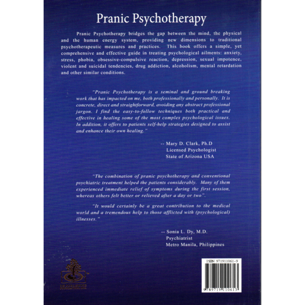 Book Pranic Psychotherapy by Master Choa Kok Sui_Back cover