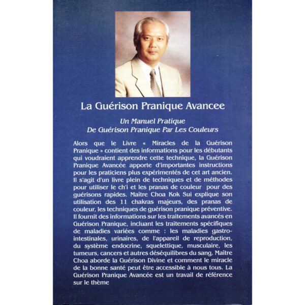 Livre La Guérison Pranique Avancée_Master Choa Kok Sui - en français - Pranic Healing MCKS en Belgique